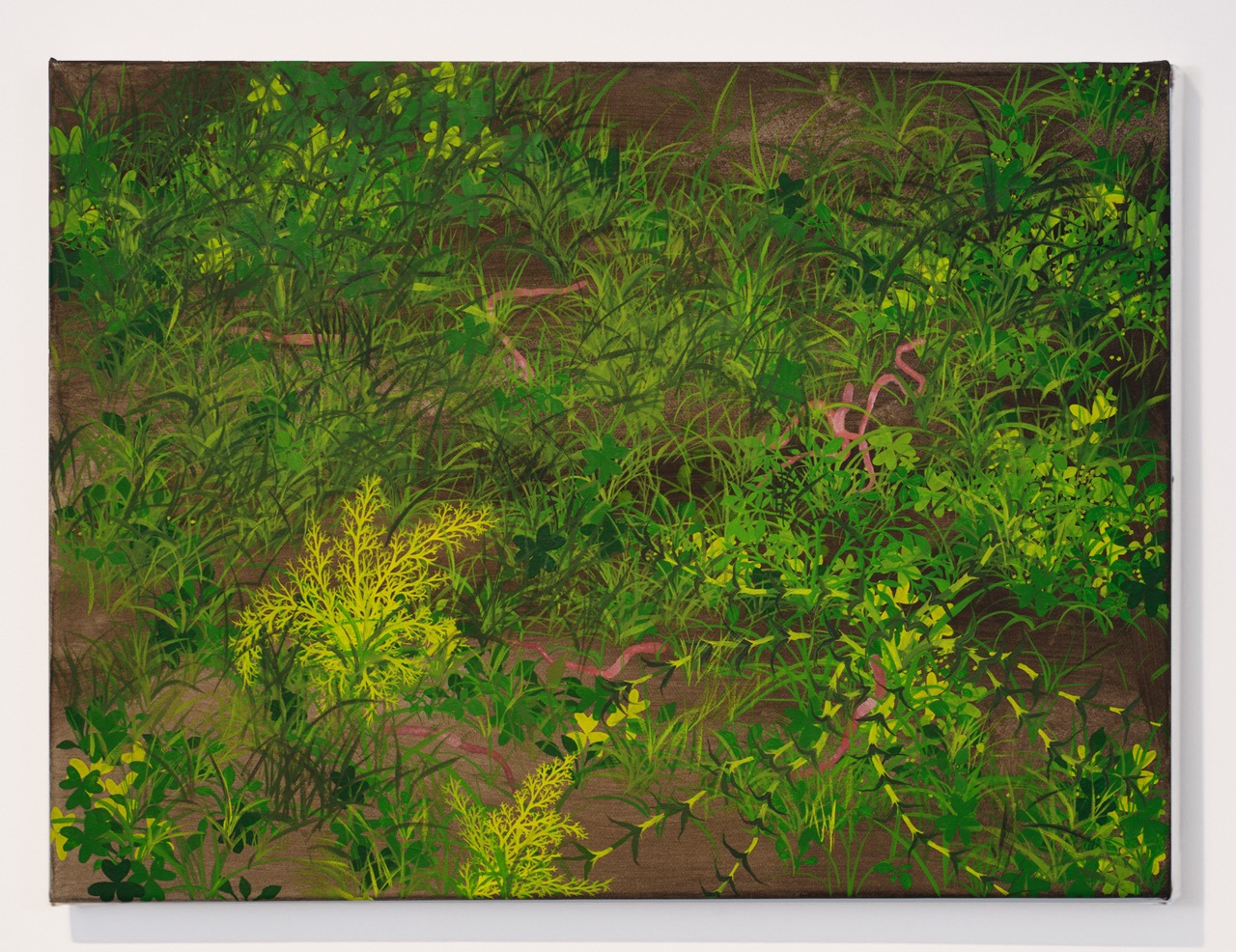 Calvin Marcus, Untitled, 2023. Oil on emulsified gesso on linen-cotton blend, 18 x 24 in (45.7 x 61 cm)